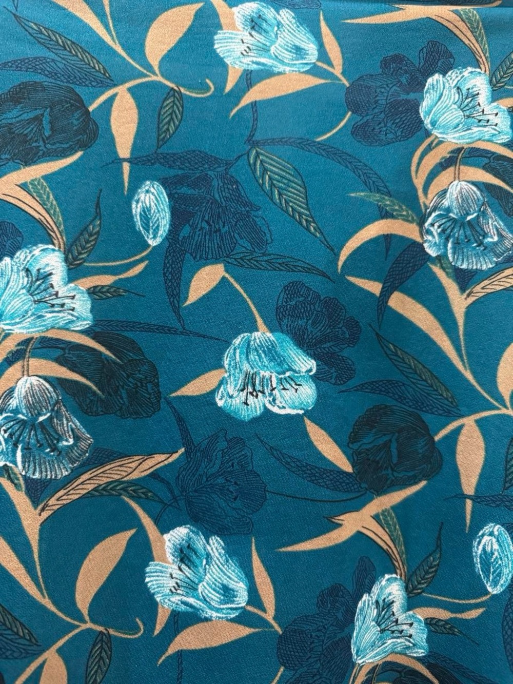 Vintage Graff Floral button down - Picture 3 of 4
